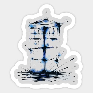 Splaaash Series - Blue Box Ink Sticker